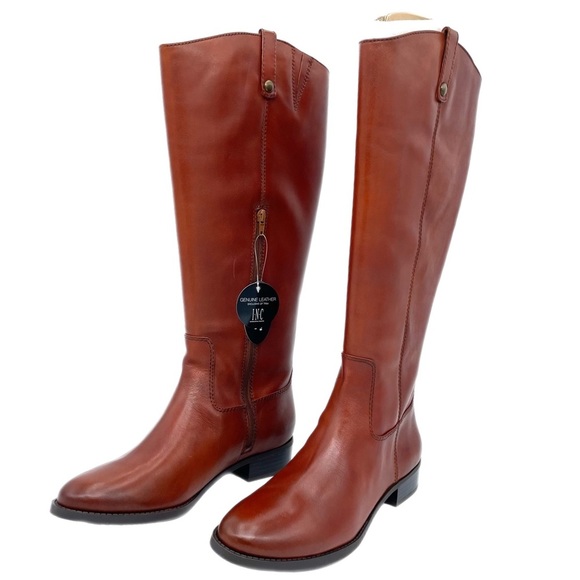 Inc International Concepts Fawne Wide-Calf Riding Leather Boots NIB Size 12M-WC - Picture 7 of 16